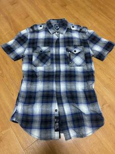 ★美品★ディーゼル 半袖シャツ sコットン チェック RN93243 CA25594 DIESEL Shirt