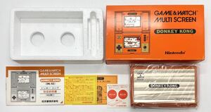 【おそらく新品未使用】任天堂 ゲーム＆ウォッチ ドンキーコング DK-52 Nintendo GAME&WATCH DONKEY KONG