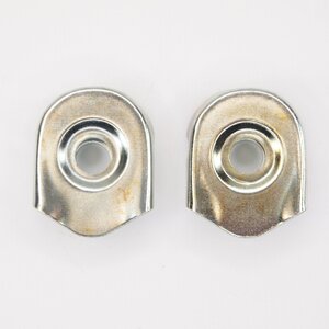 Seat strap end caps for Vespa Lambretta ベスパ ランブレッタ シートベルト エンド金具 タンデムベルト 50s ET3 Rally Sprint 160GS