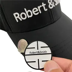 [送料込み] [Robert&Smith] ゴルフ マーカー ハットクリップ マグネット付 大きいサイズ 直径38mm ”カップに合わせやすい！” ゴルフ用品 アクセサリー ギフト/コンペ賞品にも最適 ギフト