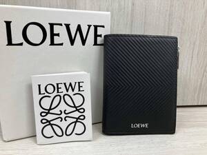 LOEWE 102113 二つ折り財布 ブラック BOX付き 店舗受取可