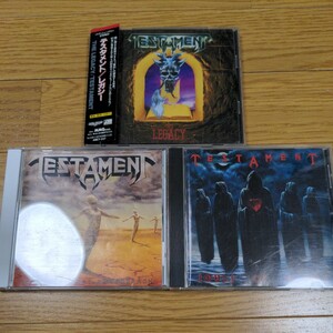 3枚セット 稀少 CD◆TESTAMENT Legacy Practice what you preach Souls of black レガシー テスタメント プラクティス～ ソウルズ～