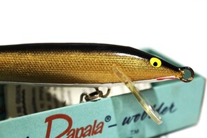 ■s4101 RAPALA COUNT DOWN CD13 SW ラパラ カウントダウン ソルトウォーターモデル オールド 60s ボックス入り 印字 60s 最初期 超希少■