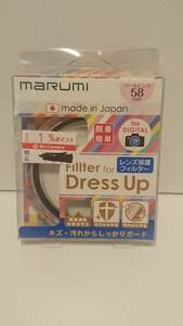 新品 marumi マルミ マルミフィルター デジタルカメラ用フィルター パールピンク 58mm