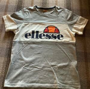 ellesse 半袖 Tシャツ Sサイズ　/エレッセ グレー×白