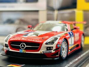 スパーク spark 1/43 Mercedes-Benz SLS AMG GT3-Black Falcon Team Reissdorf Alkoholfrei n°1-2nd ADAC 24h Nurbrgring 2014 [SG129]