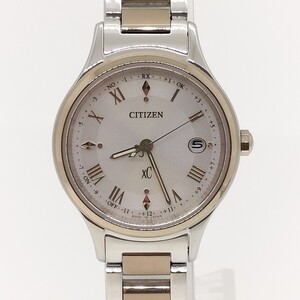 【良品】CITIZEN xC クロスシー hikari collection クラピンク ES9496-64W 箱付きレディース腕時計