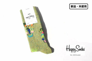 送料無料★新品｜未使用｜ハッピーソックス｜happy socks｜クルー丈カジュアルソックス｜野菜柄｜Healthy Glow｜10211062