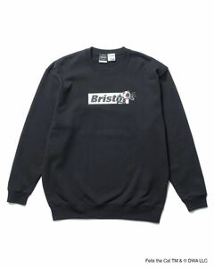 XL 新品 送料無料 FCRB 23AW FELIX THE CAT SUPPORTER CREWNECK SWEAT BLACK SOPH SOPHNET F.C.R.B. ブリストル BRISTOL F.C.Real Bristol