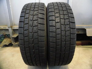 冬1063 ダンロップ WINTER MAXX WM01 185/65R15 88Q スタッドレス 中古 2本 ♪ バリ山 DUNLOP ウィンターマックスエスブイゼロワン