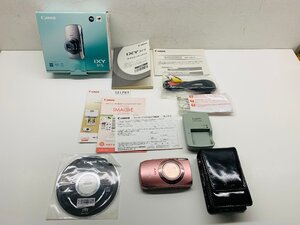 【稼動品】Canon IXY 31S PC1584 バッテリー NB-6L 説明書 箱 ピンク コンパクトデジタルカメラ カメラケース付き