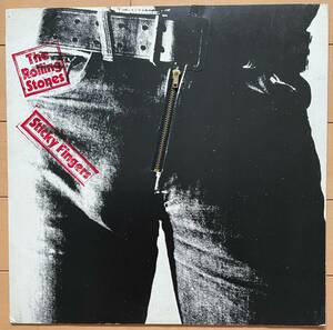 美品！ UK盤 EMI Records CUN-59100「The Rolling Stones - Sticky Fingers」1979年 キースリチャーズ ミックジャガー ミックテイラー