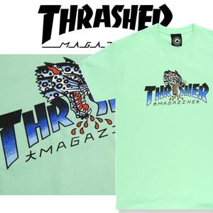 【 THRASHER 】LEOPARD MAG S/S スラッシャー Tシャツ