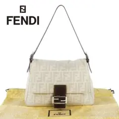 美品 フェンディ FENDI ズッカ マンマバケット ショルダーバッグ