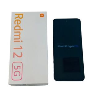 【Xiaomi/シャオミ】未使用品 XUG03 Redmi 12 5G 4GB/128GB ポーラシルバー スマホ★53591