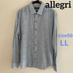 allegri メンズ　シャツ　size 50 （LL）