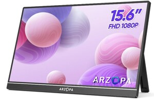 ARZOPA A1 モバイルモニター 15.6インチ 非光沢IPS液晶パネル FHD