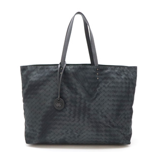 BOTTEGA VENETA ボッテガ ヴェネタ イントレッチオ リュージョン トートバッグ ショルダーバッグ ナイロン レザー グレー チャーム付き