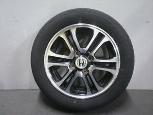 5kurudepa N-BOX DBA-JF1 タイヤ ホイール １本 ヨコハマ 155/65R14 純正 アルミ ４穴 P=100 カスタム JF2