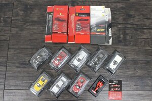 【行董】KYOSHO 京商 ミニカーコレクション 1:64スケール Ferrari フェラーリ 9台おまとめ F512 F430 GT F1-2000 他 AF111ABY90⑭