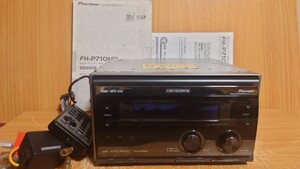 カロッツェリア carrozzeria FH-P710MD CD MDLP 2DIN ブルーOEL 動作確認済 取付＆取扱説明書 取付ビス リモコン付き