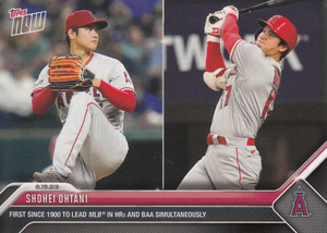 2023 TOPPS NOW 大谷翔平 エンジェルス 投打カード 445