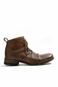 incarnation / 22AW 美品 HORSE BUTT OBJECT DYED / 4 HOLE LACE UP BOOTS / size 42 (BROWN) ホース ブーツ