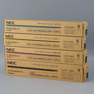 NEC PR-L3C751-14 ブラック PR-L3C751-13 シアン PR-L3C751-12 マゼンタ PR-L3C751-11　イエロー トナーカートリッジ 4色セット 純正