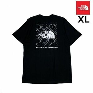 1円～!売切!【正規新品】THE NORTH FACE◆S/S BOX NSE TEE 半袖 Tシャツ US限定 ボックスロゴ グラフィック 男女兼用 登山(XL)黒 180902-15