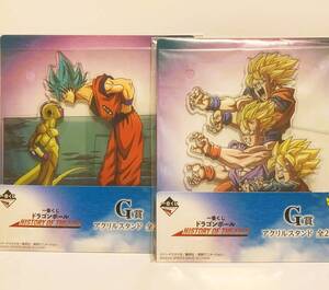 【即決】 一番くじ ドラゴンボール HISTORY OF THE FILM G賞 アクリルスタンド 全２種 新品未開封