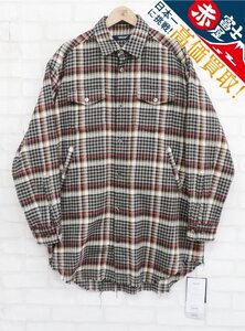 8T1126/アンダーカバー 22AW オーバーサイズチェックシャツ UC2B4406-1 UNDERCOVER