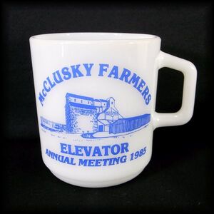 VINTAGE 1985 GALAXY Mug McCLUSKY FARMERS ELEVATOR ギャラクシーマグカップ No 49