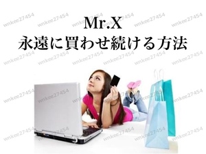 【Mr.X】永遠に買わせ続ける方法｜非売品 テレセミナー音声mp3｜究極のフロントエンドの作り方 人が現金を手放す瞬間｜仙人さん