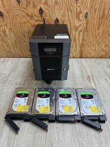 *0453-0917-1 ☆通電保証☆ BUFFALO WS5420DNS6シリーズ ( WS5420DN12S6 ) / NAS 3TB×4台 (12TB) HDD 10GbE 発送サイズ:C