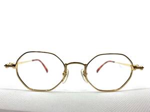 Jean Paul GAULTIER ジャンポールゴルチエ ゴルチェ　sunglasses 眼鏡　メガネ　めがね　オクタゴン　ゴールド　vintage