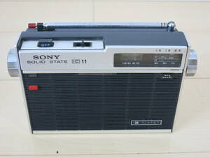 SONY　★ＦＭ・ＭＷ・ＳＷ　3バンド　ラジオ（ＩＣＦ－１１０）　★ＳＯＬＩＤ　ＳＴＡＴＥ　ＩＣ　11