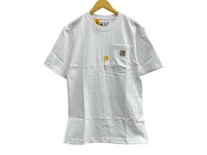 Carhartt (カーハート) S/S POCKET T-SHIRT ポケットTシャツ 半袖 K87 S ホワイト 白 メンズ/009