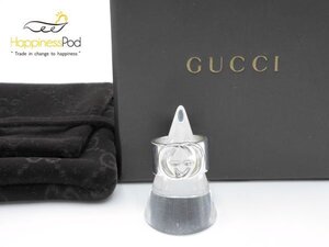 グッチ　GUCCI　インターロッキング　SV925　リング　約9.7g　