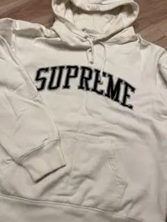 SUPREME パーカー ホワイト S