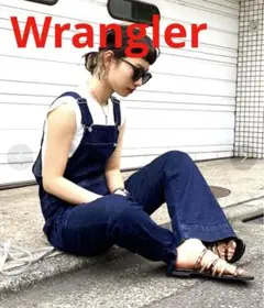 【人気】Wrangler DENIM OVERALLフレアデニム オーバーオール