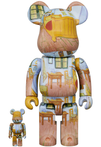 = BE@RBRICK × Van Gogh Museum Van Gogh "The Bedroom" 100％ & 400％ ベアブリック ゴッホ kaws Banksy Andy Keith basquiat