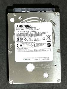 【送料無料】 ★ 1TB ★　TOSHIBA　/　MQ04ABF100　【使用時間：3ｈ】　2023年製　新品同様　2.5インチ 内蔵HDD　7mm厚/SATA　東芝　