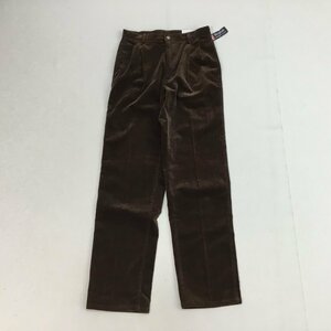 ■タグ付き CHAPS RALPH LAUREN チャップスラルフローレン コーデュロイパンツ 2タック ボトムス サイズ ウエスト 76 ブラウン /0.62kg ■