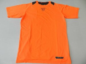 アンダーアーマー・ベースボール製！/野球【★オレンジ×グレー！■ 9ストロング！】コンプレッションTシャツ・ウエア！/LGサイズ