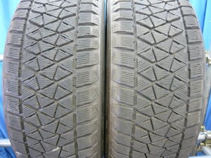 【1円開始】ブリザック DM-V2◆255/55R19●7分山 2本 検査済み！取付/手渡し可！●アウディQ7 ディスカバリー4●ブリヂストン●(tQ130