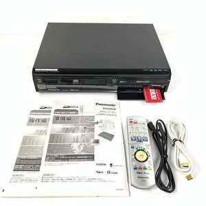 Panasonic パナソニック DMR-XW41V HDD/DVD/VHSレコーダー 2007年製 電源コード/リモコン/HDMIケーブル/取説付き●簡易検査品【TB】