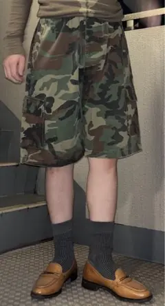 Rare STUSSY Camouflage Baggy Shorts