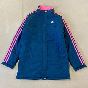 ★adidas アディダス clima365 ダウンジャケット コート アウター アウトドア 中綿ジャケット ブラック ピンク サイズM レディース 0.49kg