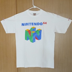 90s　USA製　Nintendo 64　ニンテンドー　ゲーム　任天堂　企業　ロゴ　ヴィンテージ　Tシャツ　非売品　プロモーション　販促