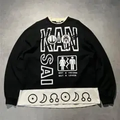 80s 90s KANSAI MAN archive sweat art